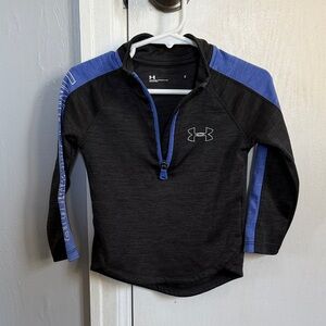 Under Armour Black and Blue Kids' Pullover